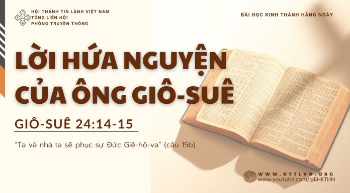 Lời Hứa Nguyện Của Ông Giô-suê – 2/9/2025