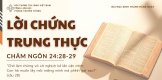 Lời Chứng Trung Thực – 21/9/2025