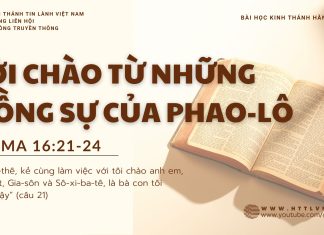 Lời Chào Từ Những Đồng Sự Của Phao-lô – 24/9/2025
