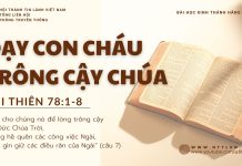 Dạy Con Cháu Trông Cậy Chúa – 3/9/2025