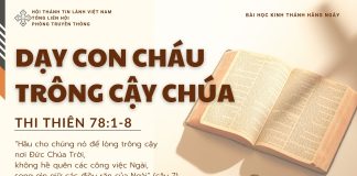 Dạy Con Cháu Trông Cậy Chúa – 3/9/2025