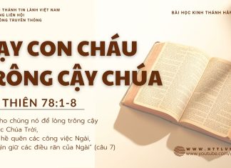 Dạy Con Cháu Trông Cậy Chúa – 3/9/2025