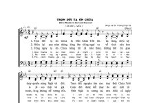 Bài hát: TRỌN ĐỜI TẠ ƠN CHÚA