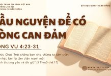 Cầu Nguyện Để Có Lòng Can Đảm – 5/9/2025