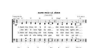 Bài hát Giáng sinh: DANH NGÀI LÀ JESUS