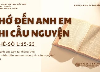Nhớ Đến Anh Em Khi Cầu Nguyện – 6/9/2025