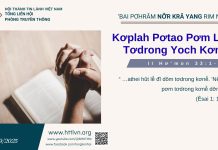 Kơplah Pơtao Pơm Lơ Tơdrong Yoch Kơnê̆ – 12/9/2025