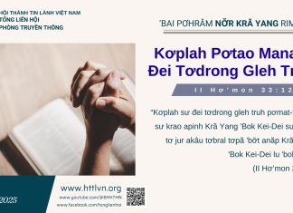 Kơplah Pơtao Manase Đei Tơdrong Gleh Truh – 13/9/2025
