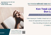 Kon Tơpă Lăm Đon Lui – 26/9/2025