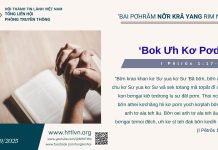 ‘Bok Ưh Kơ Pơdê – 30/9/2025