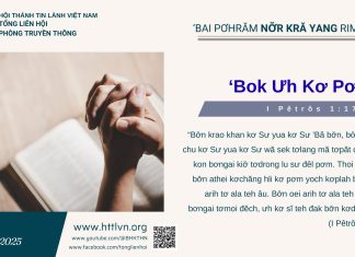 ‘Bok Ưh Kơ Pơdê – 30/9/2025