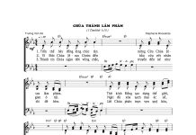 Bài hát Giáng sinh: CHÚA THÁNH LÂM PHÀM