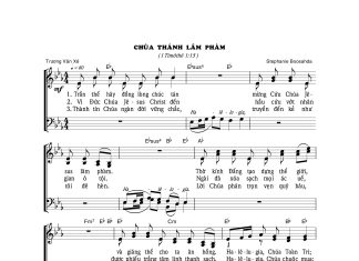 Bài hát Giáng sinh: CHÚA THÁNH LÂM PHÀM