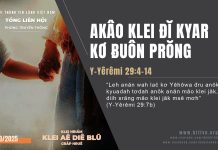 Akâo Klei Đĭ Kyar Kơ Ƀuôn Prŏng – 1/10/2025