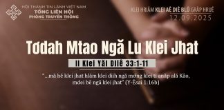 Tơdah Mtao Ngă Lu Klei Jhat – 12/9/2025