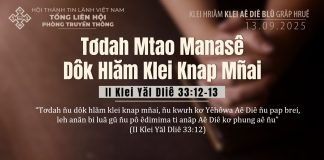 Tơdah Mtao Manasê Dôk Hlăm Klei Knap Mñai – 13/9/2025