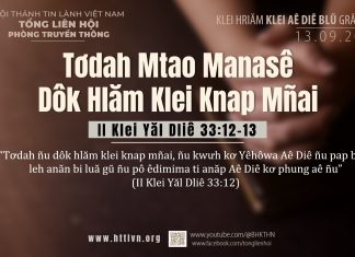 Tơdah Mtao Manasê Dôk Hlăm Klei Knap Mñai – 13/9/2025