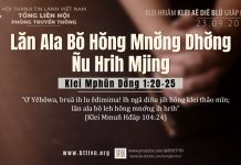 Lăn Ala Bŏ Hŏng Mnơ̆ng Dhơ̆ng Ñu Hrih Mjing – 23/9/2025