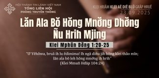 Lăn Ala Bŏ Hŏng Mnơ̆ng Dhơ̆ng Ñu Hrih Mjing – 23/9/2025