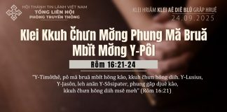 Klei Kkuh Čhưn Mơ̆ng Phung Mă Bruă Mbĭt Mơ̆ng Y-Pôl – 24/9/2025