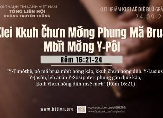 Klei Kkuh Čhưn Mơ̆ng Phung Mă Bruă Mbĭt Mơ̆ng Y-Pôl – 24/9/2025