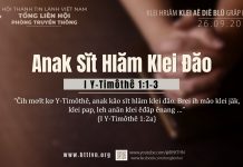 Anak Sĭt Hlăm Klei Đăo – 26/9/2025