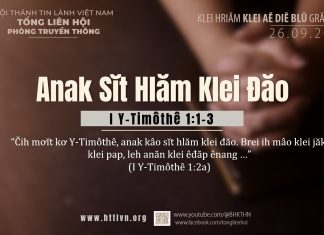Anak Sĭt Hlăm Klei Đăo – 26/9/2025