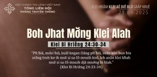 Boh Jhat Mơ̆ng Klei Alah – 28/9/2025