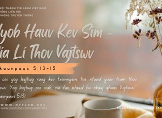 Nyob Hauv Kev Sim – Cia Li Thov Vajtswv – 18/9/2025