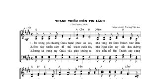 Bài hát: THANH THIẾU NIÊN TIN LÀNH