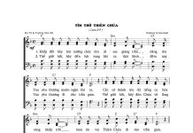 Bài hát Giáng sinh: TÌM THỜ THIÊN CHÚA