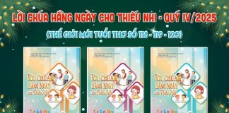 GIỚI THIỆU LỜI CHÚA HẰNG NGÀY CHO THIẾU NHI – QUÝ IV NĂM 2025