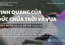 Vinh Quang Của Đức Chúa Trời và Vua – 12/10/2025