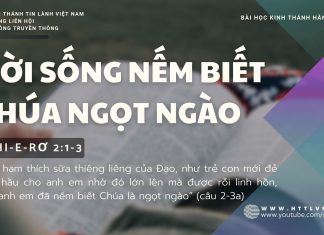 Đời Sống Nếm Biết Chúa Ngọt Ngào – 17/10/2025