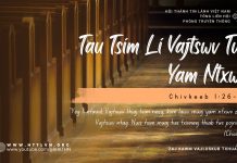 Tau Tsim Li Vajtswv Tus Yam Ntxwv – 20/10/2025