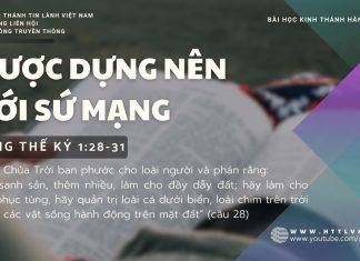 Được Dựng Nên Với Sứ Mạng – 21/10/2025