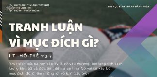 Tranh Luận Vì Mục Đích Gì? – 24/10/2025