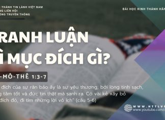 Tranh Luận Vì Mục Đích Gì? – 24/10/2025