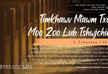 Timkhawv Ntawm Txoj Moo Zoo Lub Tshwjchim – 25/10/2025