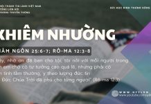 Khiêm Nhường – 26/10/2025
