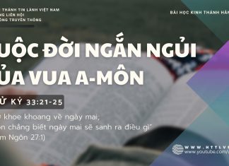 Cuộc Đời Ngắn Ngủi Của Vua A-môn – 28/10/2025
