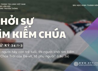 Khởi Sự Tìm Kiếm Chúa – 29/10/2025