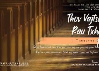 Thov Vajtswv Rau Txhua Tus – 4/10/2025