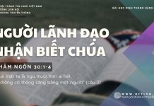 Người Lãnh Đạo Nhận Biết Chúa – 9/10/2025