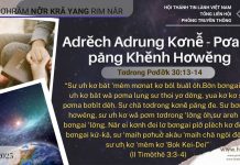 Adrĕch Adrung Kơnê̆ – Pơang păng Khĕnh Hơwĕng – 8/10/2025