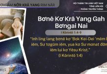 Bơnê Kơ Kră Yang Gah Bơngai Nai – 31/10/2025