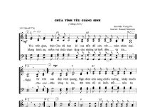 Bài hát truyền giảng: CHÚA TÌNH YÊU GIÁNG SINH