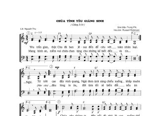 Bài hát truyền giảng: CHÚA TÌNH YÊU GIÁNG SINH