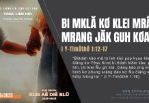 Bi Mklă Kơ Klei Mrâo Mrang Jăk Guh Kơang – 25/10/2025