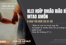 Klei Hdĭp Bhiâo Riâo Rĭt Mtao Amôn – 28/10/2025